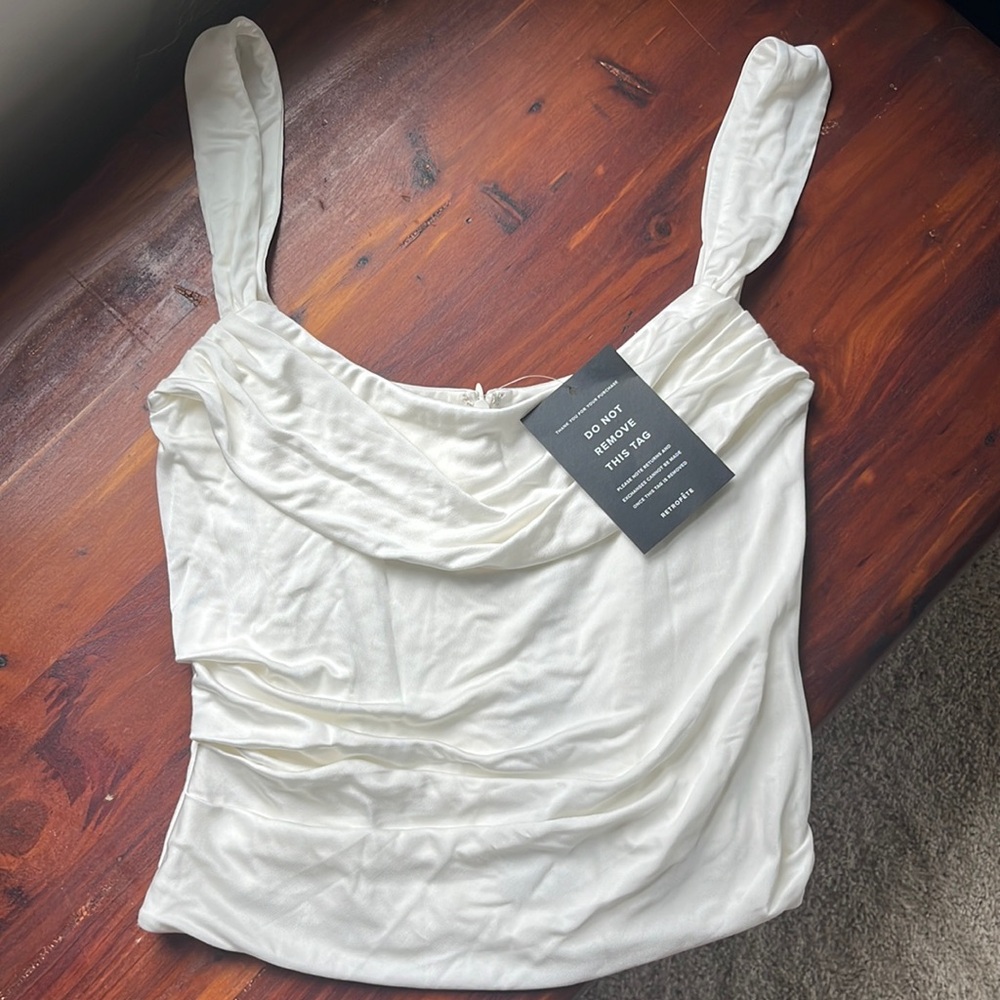 retrofete Lowis Top in White